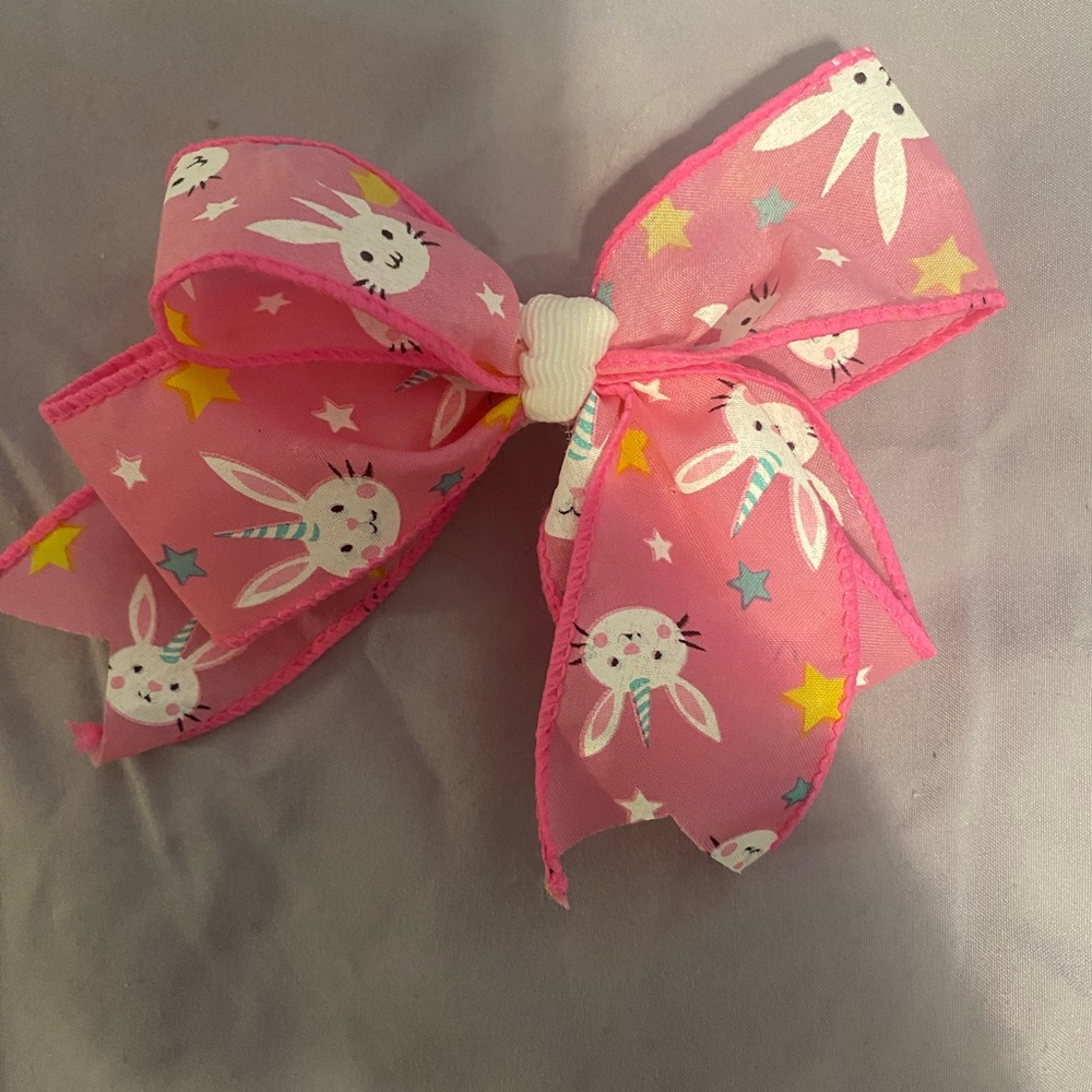 Unicorn Bunny Bow